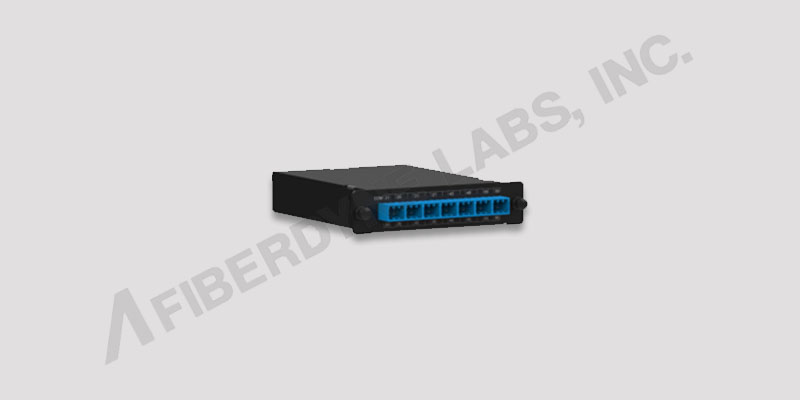 40 Channel 100GHZ DWDM LGX MDC/UPC Module Side View