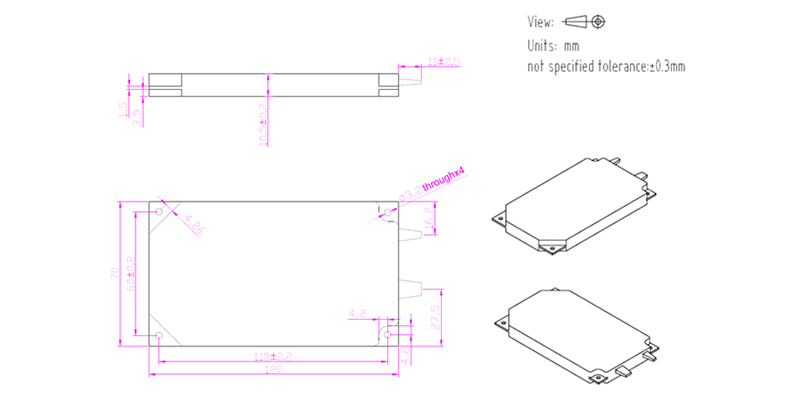 75 GHz Drawing