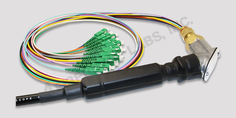 90 Degree Connector 12 Fiber Color Coded