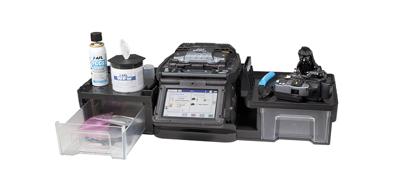 AFL 90S Fusion Splicer On Tray