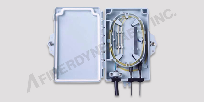 FETB-03 Environmental Fiber Optic Termination Box Open (Wallmount)