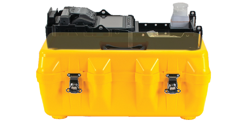 AFL Fujikura 41S Fusion Splicer In Case with lid detachted