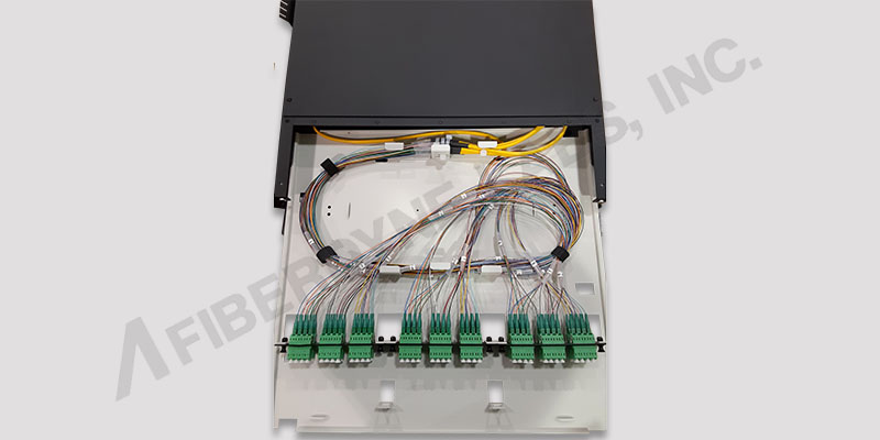Inside High Density 72 Port LC APC Breakout