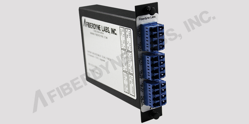 5-Channel Multiplexers and Demultiplexers LGX Add/Drop Module