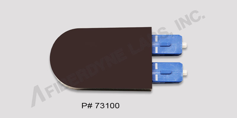 SC/UPC Loopback Block Style Top View P/N 73100