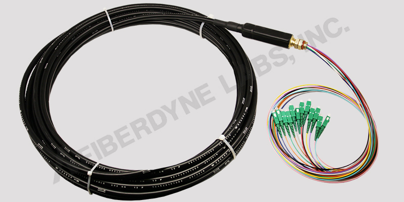 CATV Node Entrance Cable with Color Coded 2mm breakout