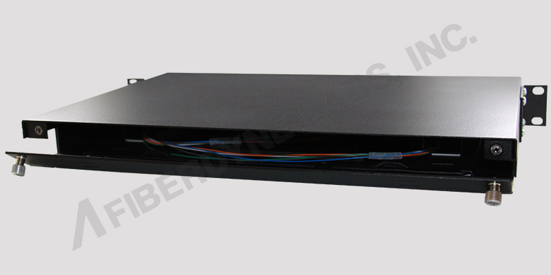Back of 1U High Rackmount Distribution Center